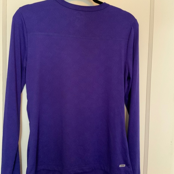 DANSKIN NOW fitted long sleeved top, Sz L - Picture 2 of 4